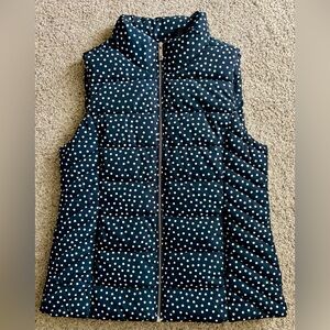 Tommy Hilfiger Navy Polka Dot Vest Women’s Size: M